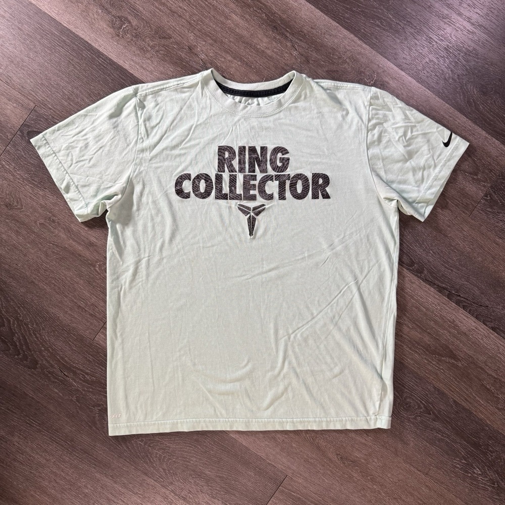 Nike Kobe Ring Collector Mamba Shirt Size Large 618850-308 Teal DriFIT